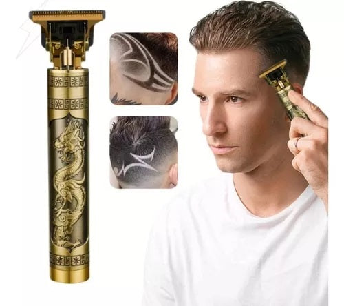 Maquininha para cortar Cabelo, Barba e Pelos - Gold Dragon - Frete Grátis