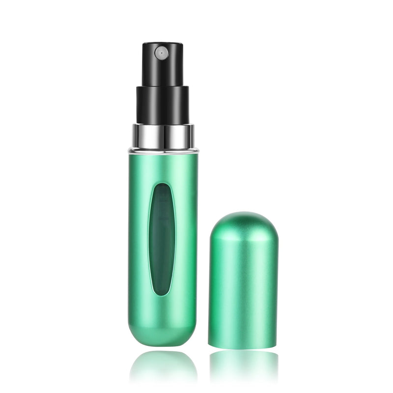 Refil de perfume portátil e recarregável - com spray Verde