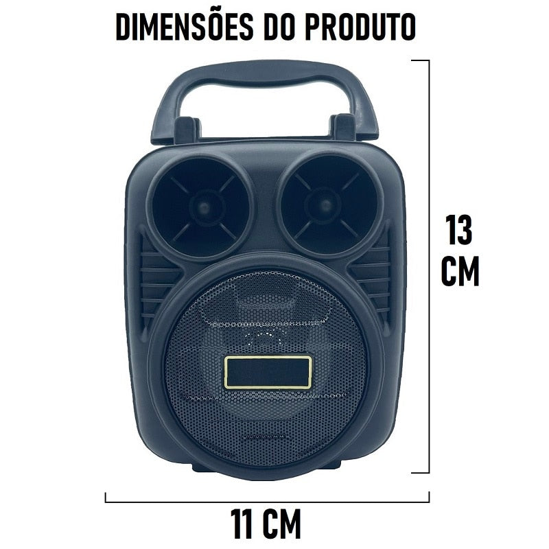 Caixa de Som Portátil Bluetooth - Frete Grátis